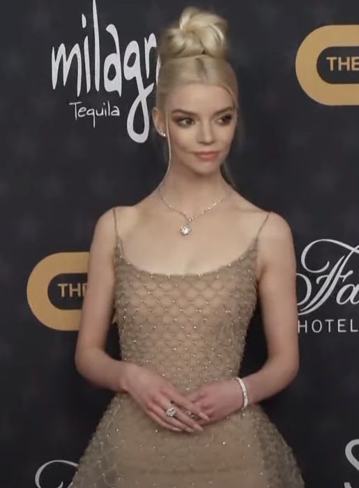 Anya Taylor-Joy At Taylor Swift's Wedding