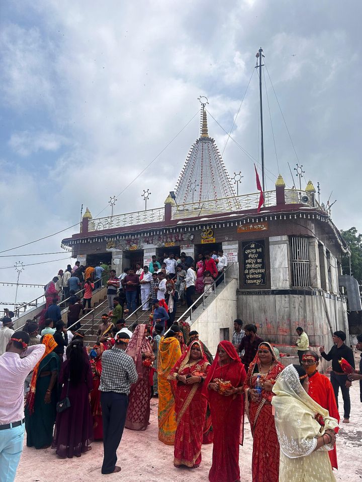 Maihar Villagers Brave Rain