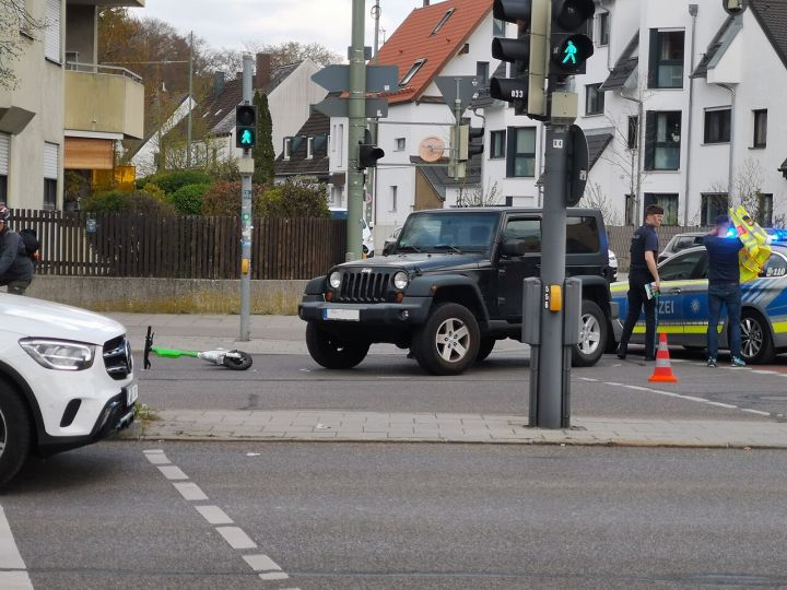 Loader Hits Scooter, 3 Injured