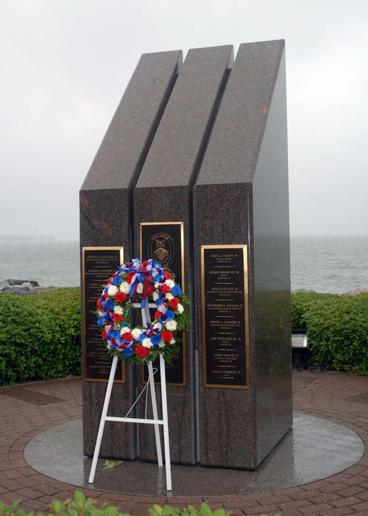 Norfolk Naval Base Holds Memorial for Camarillo