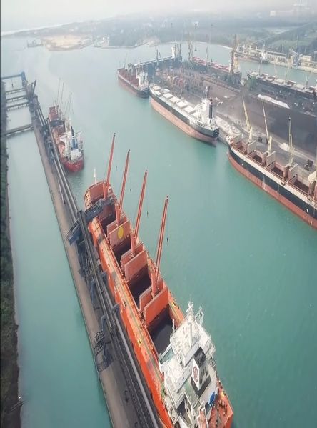 Foreign vessel capsizes off Paradip, crew rescued in lifeboats