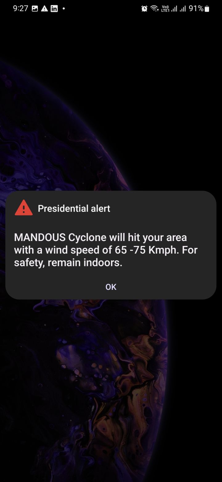 Cyclone Alert Issued for Districts in Andhra Pradesh and Telangana