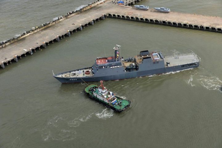 Goa Shipyard Launches Next-Gen Offshore Patrol Vessel INS Srishti