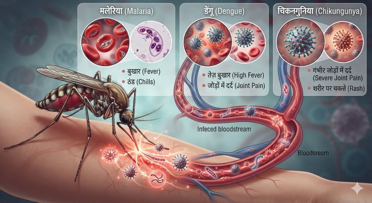 सुमरावा ग्राम पंचायत में बारिश के बाद मच्छरों का बढ़ा प्रकोप, बीमारी फैलने की आशंका